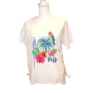 Johnny Was Bee Active Raglan Graphic Tee, Medium NWT